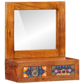 Armario de Pared 40x20x50 cm Madera Maciza de