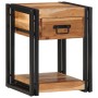 Mesita de Noche 40x35x50 cm Madera Maciza de Acacia | Foro24.es | Tu tienda online para hogar, jardín y más Foro24.es
