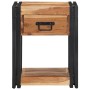 Mesita de Noche 40x35x50 cm Madera Maciza de Acacia | Foro24.es | Tu tienda online para hogar, jardín y más Foro24.es
