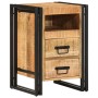 Cabinete de Noche  40x40x59 cm Madera Maciza Rugosa de Mango | Foro24.es | Tu tienda online para hogar, jardín y más Foro24.es
