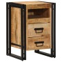 Cabinete de Noche  40x40x59 cm Madera Maciza Rugosa de Mango | Foro24.es | Tu tienda online para hogar, jardín y más Foro24.es