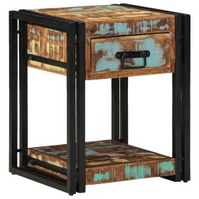 Mesitas de Noche 2 pcs 40x40x50 cm Madera Maciza