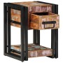 Mesita de Noche 40x40x40 cm Hecha de Madera Reciclada | Foro24.es | Tu tienda online para hogar, jardín y más Foro24.es