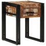 Mesa Auxiliar con Cajón Negra 40x40x50 cm de Madera Maciza Recuperada by , Side tables - Ref: Foro24-4016713, Price: 85,75 €,...