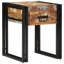 Mesa Auxiliar con Cajón Negra 40x40x50 cm de Madera Maciza Recuperada by , Side tables - Ref: Foro24-4016713, Price: 85,75 €,...