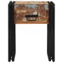 Mesa Auxiliar con Cajón Negra 40x40x50 cm de Madera Maciza Recuperada by , Side tables - Ref: Foro24-4016713, Price: 85,75 €,...