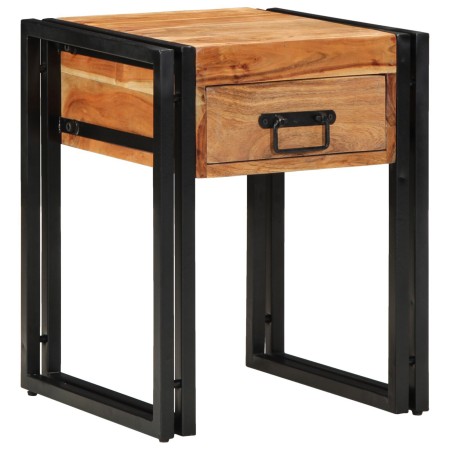 Mesa Auxiliar  40x40x50 cm de Madera Maciza de Acacia | Foro24.es | Tu tienda online para hogar, jardín y más Foro24.es