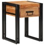 Mesa Auxiliar  40x40x50 cm de Madera Maciza de Acacia | Foro24.es | Tu tienda online para hogar, jardín y más Foro24.es