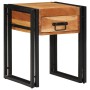 Mesa Auxiliar  40x40x50 cm de Madera Maciza de Acacia | Foro24.es | Tu tienda online para hogar, jardín y más Foro24.es