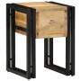 Mesa Auxiliar  con Cajón Negra 30x30x40 cm de Madera Maciza de Mango | Foro24.es | Tu tienda online para hogar, jardín y más Foro24.es