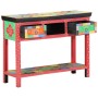 Mesa de Consola Multicolor 100x30x75 cm de Madera Sólida de Mango | Foro24.es | Tu tienda online para hogar, jardín y más Foro24.es