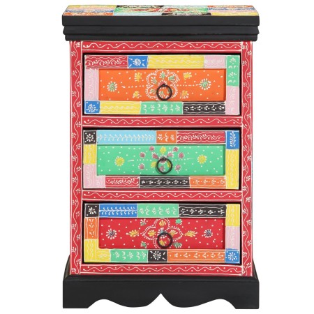 Armario con Cajones  Multicolor 40x40x60 cm de Madera Sólida de Mango | Foro24.es | Tu tienda online para hogar, jardín y más Foro24.es