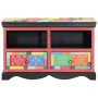 Mueble de TV  Multicolor 80x35x50 cm de Madera Sólida de Mango | Foro24.es | Tu tienda online para hogar, jardín y más Foro24.es