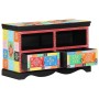 Mueble de TV  Multicolor 80x35x50 cm de Madera Sólida de Mango | Foro24.es | Tu tienda online para hogar, jardín y más Foro24.es