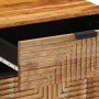 Gabinete de Noche 50x33x60 cm Madera Maciza de Acacia by , Nightstands - Ref: Foro24-4017764, Price: 99,00 €, Discount: %