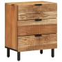 Cabinet Nightstand 50x33x62 cm Madera maciza de Acacia by , Nightstands - Ref: Foro24-4017765, Price: 115,34 €, Discount: %
