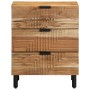 Cabinet Nightstand 50x33x62 cm Madera maciza de Acacia by , Nightstands - Ref: Foro24-4017765, Price: 115,34 €, Discount: %