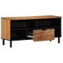 Cabinet de TV 100x33,5x46 cm Madera maciza de Acacia von , CD- und DVD-Speicher - Ref: Foro24-4017772, Preis: 118,45 €, Rabat...