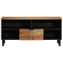 Cabinet de TV 100x33,5x46 cm Madera maciza de Acacia von , CD- und DVD-Speicher - Ref: Foro24-4017772, Preis: 118,45 €, Rabat...