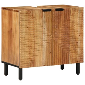 Gabinete de lavabo para baño 62x33x58 cm Madera maciza de Acacia von , Badezimmerwaschtische - Ref: Foro24-4017775, Preis: 10...