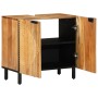 Gabinete de lavabo para baño 62x33x58 cm Madera maciza de Acacia von , Badezimmerwaschtische - Ref: Foro24-4017775, Preis: 10...