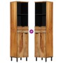 Armario de baño 38x33x160 cm de madera maciza de Acacia by , bathroom vanities - Ref: Foro24-4017778, Price: 155,10 €, Discou...