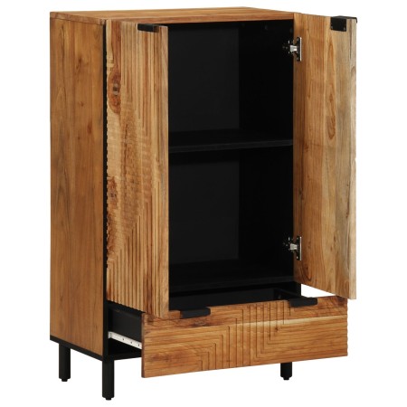 Alto 60x33x100 cm Madera maciza de Acacia von , CD- und DVD-Speicher - Ref: Foro24-4017786, Preis: 173,19 €, Rabatt: %