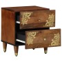 Mesita de Noche 40x33x46 cm Madera Maciza Mango by , Nightstands - Ref: Foro24-4018734, Price: 80,24 €, Discount: %