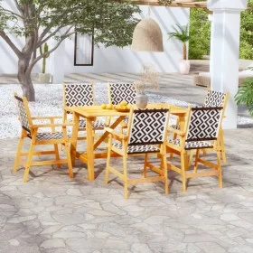 Garden dining set 7 pieces solid acacia wood by vidaXL, Garden sets - Ref: Foro24-3087125, Price: 488,99 €, Discount: %