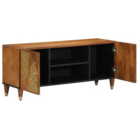 mueble para TV 105x33x46 cm Madera maciza de Mango | Foro24.es | Tu tienda online para hogar, jardín y más Foro24.es