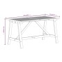 Garden dining set 7 pieces solid acacia wood by vidaXL, Garden sets - Ref: Foro24-3087125, Price: 506,60 €, Discount: %