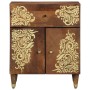 Cabinet de Noche 50x33x60 cm de Madera Sólida de Mango