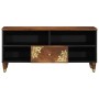 Cabinet de TV 100x33x46 cm de Madera Maciza de Mango | Foro24.es | Tu tienda online para hogar, jardín y más Foro24.es