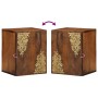 Armario de Baño 38x33x48 cm Madera Maciza de Mango de , Muebles de baño - Ref: Foro24-4018756, Precio: 66,67 €