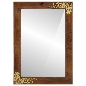 Espejo de Baño 50x70x3 cm de Madera Sólida de