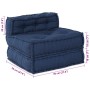 Pouffe modular  índigo 70x70x54 tela | Foro24.es | Tu tienda online para hogar, jardín y más Foro24.es