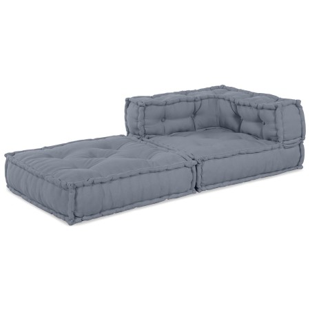 Pouffe Modular  Gris 70x70x54 Tela | Foro24.es | Tu tienda online para hogar, jardín y más Foro24.es
