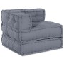 Pouffe Modular  Gris 70x70x54 Tela | Foro24.es | Tu tienda online para hogar, jardín y más Foro24.es