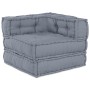 Pouffe Modular  Gris 70x70x54 Tela | Foro24.es | Tu tienda online para hogar, jardín y más Foro24.es