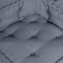 Pouffe Modular  Gris 140x70x36 Tela | Foro24.es | Tu tienda online para hogar, jardín y más Foro24.es