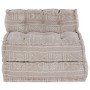 Pouffe Modular Marrón Claro 70x70x54 Tela