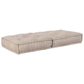 Pouffe Modular Marrón Claro 70x70x36 Tela