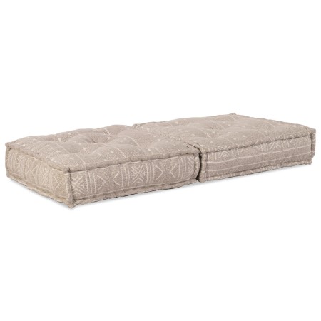 Pouffe Modular  Marrón Claro 70x70x36 Tela | Foro24.es | Tu tienda online para hogar, jardín y más Foro24.es