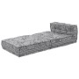 Puf modular  gris claro 70x70x54 tela | Foro24.es | Tu tienda online para hogar, jardín y más Foro24.es