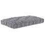 Cojín de palets gris 120x80x12 cm de tela by , Cushions for chairs and sofas - Ref: Foro24-4019067, Price: 86,89 €, Discount: %