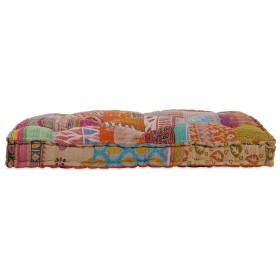 Cojín de sofá de palets de tela patchwork