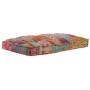Cojín de sofá de palets de tela patchwork
