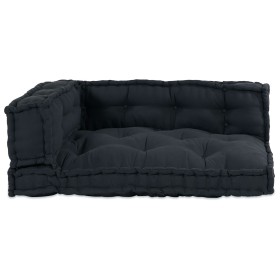 Cojín de sofá de palets con soporte para brazos y