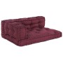 Cojín de Sofá Palet  con soporte para espalda y brazos en tela roja | Foro24.es | Tu tienda online para hogar, jardín y más Foro24.es