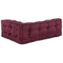Cojín de Sofá Palet  con soporte para espalda y brazos en tela roja | Foro24.es | Tu tienda online para hogar, jardín y más Foro24.es